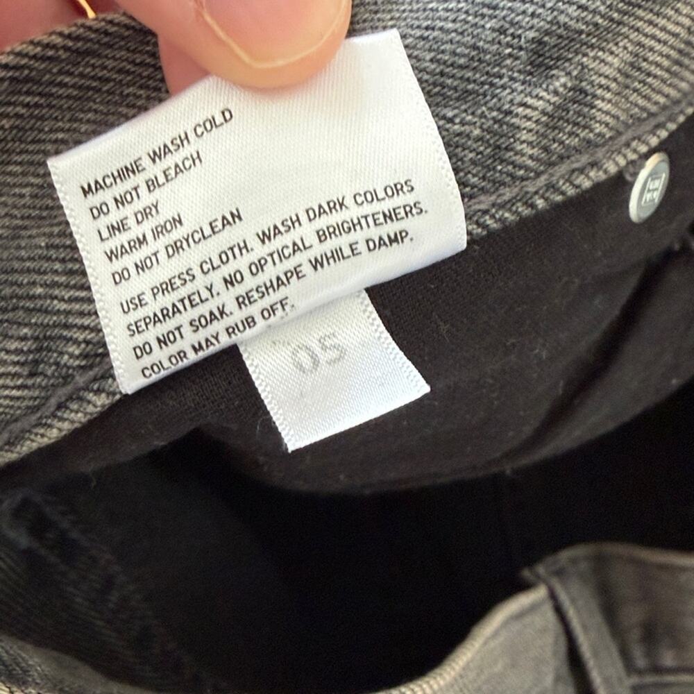 UNIQLO High Rise Wide Leg Gray Jeans Size 27 - Picture 5 of 5